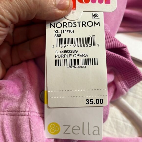New Zella Girl Purple Opera Pullover Sweatshirt - Picture 10 of 11